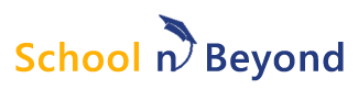 School N Beyond logo with yellow text and blue arrow symbol